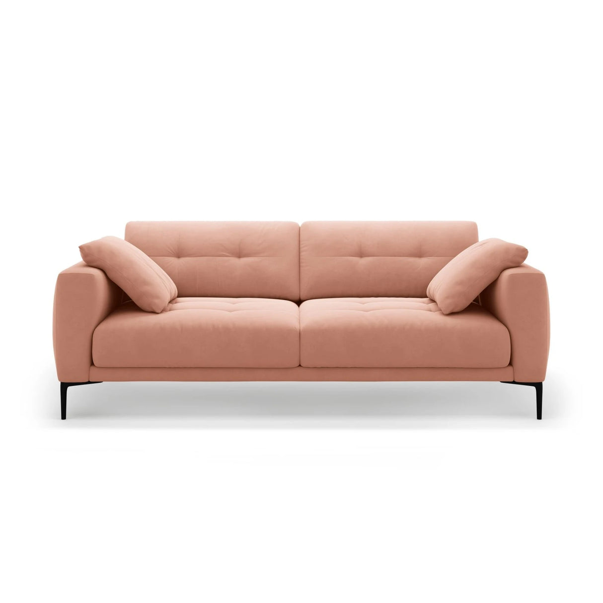 Bemy 4-Sitzer Sofa aus Samt (Salvador 11) in Rosa, 230x102 cm – Bild 1