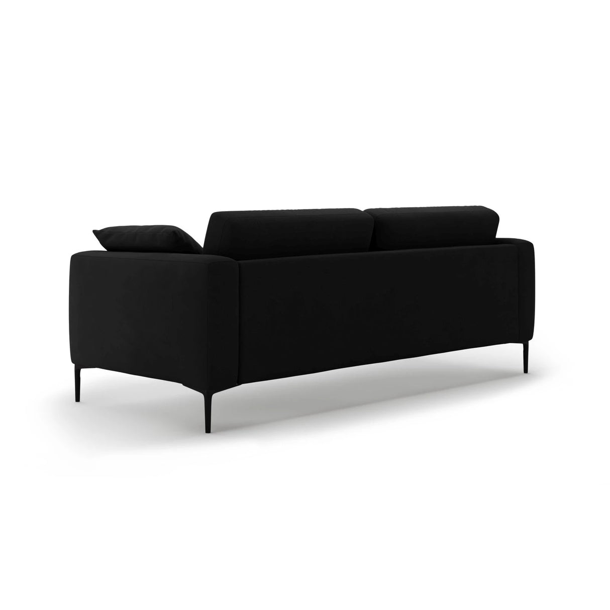 Bemy 4-Sitzer Sofa aus Samt (Salvador 19) in Schwarz, 230x102 cm – Bild 3