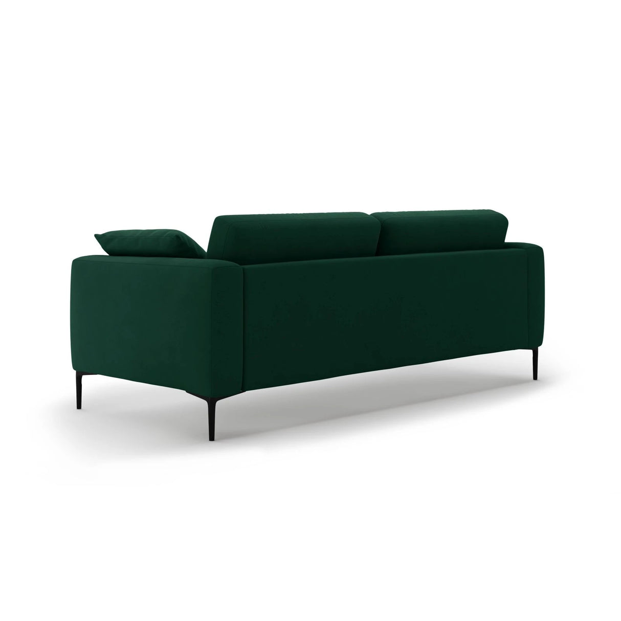Bemy 4-Sitzer Sofa aus Samt (Salvador 7) in Flaschengrün, 230x102 cm – Bild 3