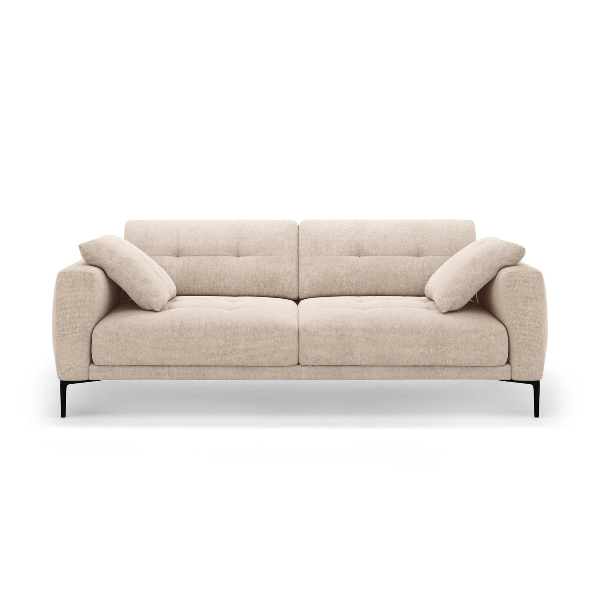 Bemy 4-Sitzer Sofa aus Strukturierter Stoff (Sorella 05) in Sand, 230x102 cm – Bild 1