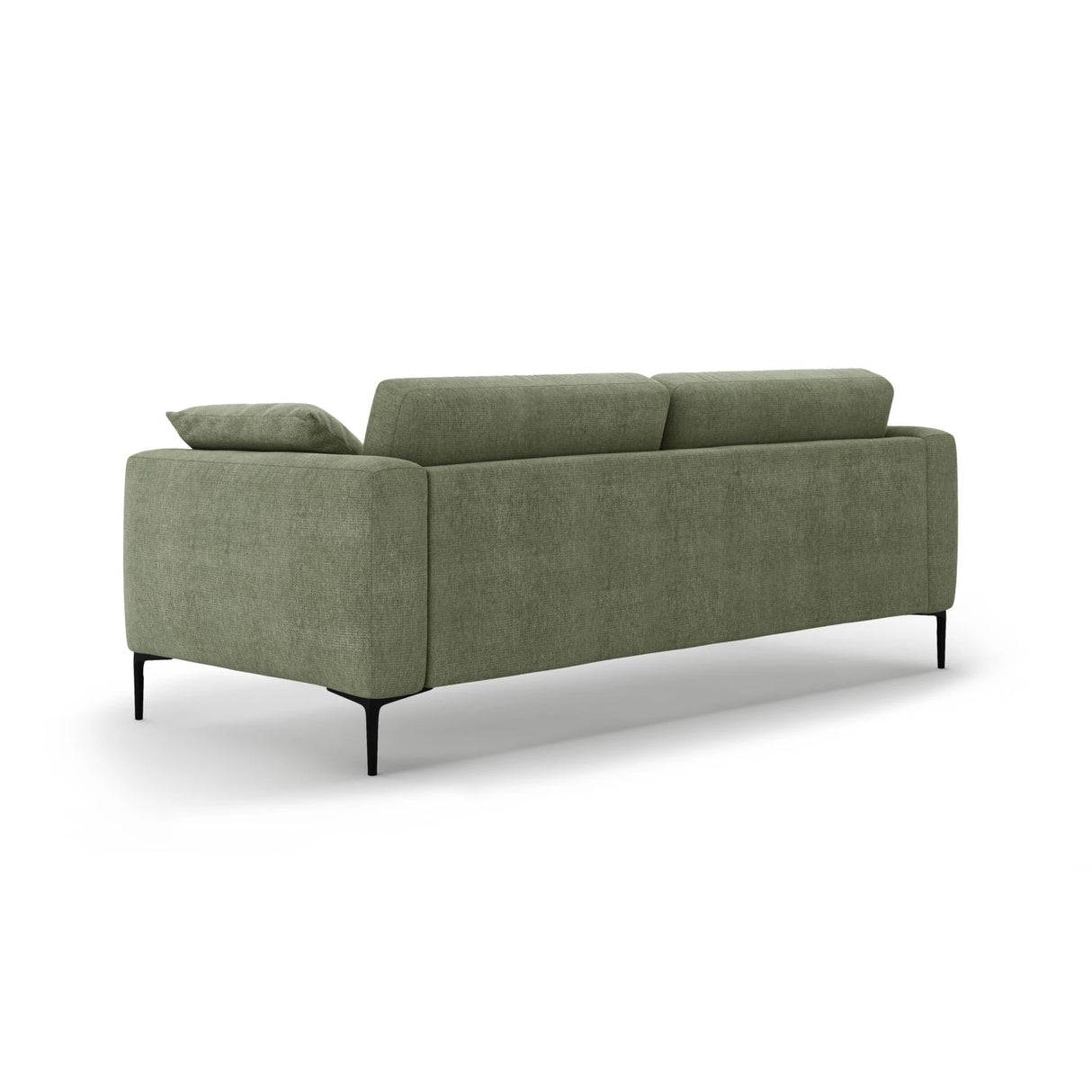 Bemy 4-Sitzer Sofa aus Strukturierter Stoff (Sorella 34) in Dunkles olivgrün, 230x102 cm – Bild 3
