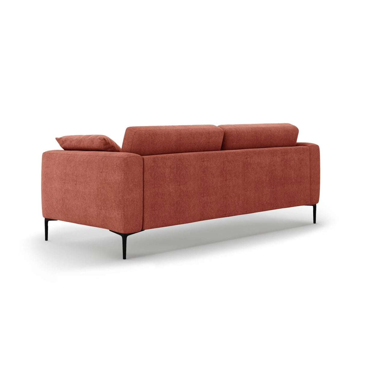 Bemy 4-Sitzer Sofa aus Strukturierter Stoff (Sorella 58) in Koralle, 230x102 cm – Bild 3