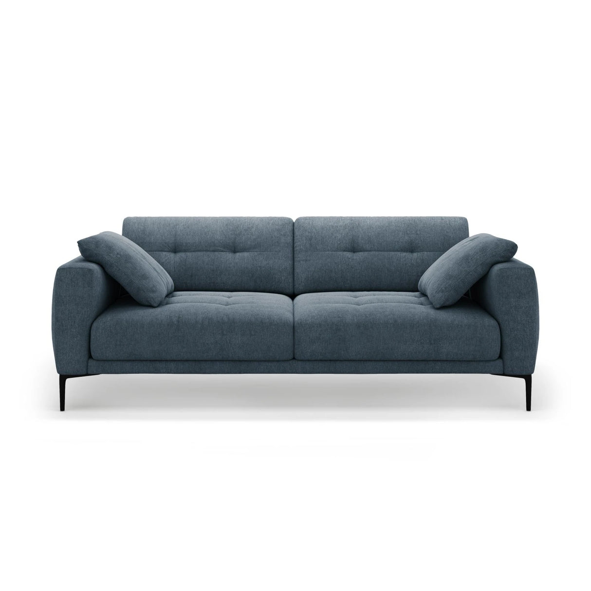 Bemy 4-Sitzer Sofa aus Strukturierter Stoff (Sorella 77) in Dunkelblau, 230x102 cm – Bild 1