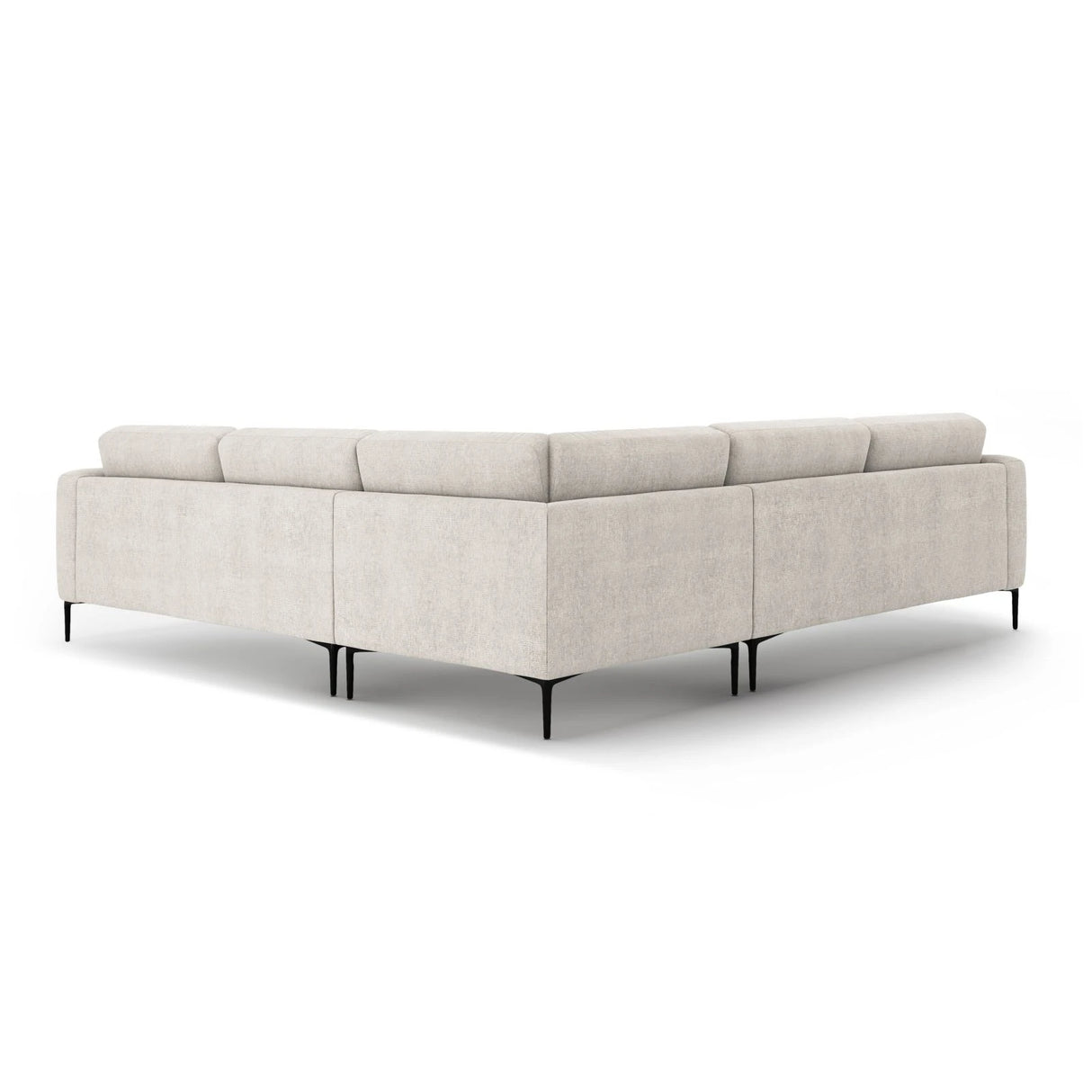 Bemy Ecksofa symmetrisch aus Samt oder Strukturstoff, 290x290 cm – Bild 3