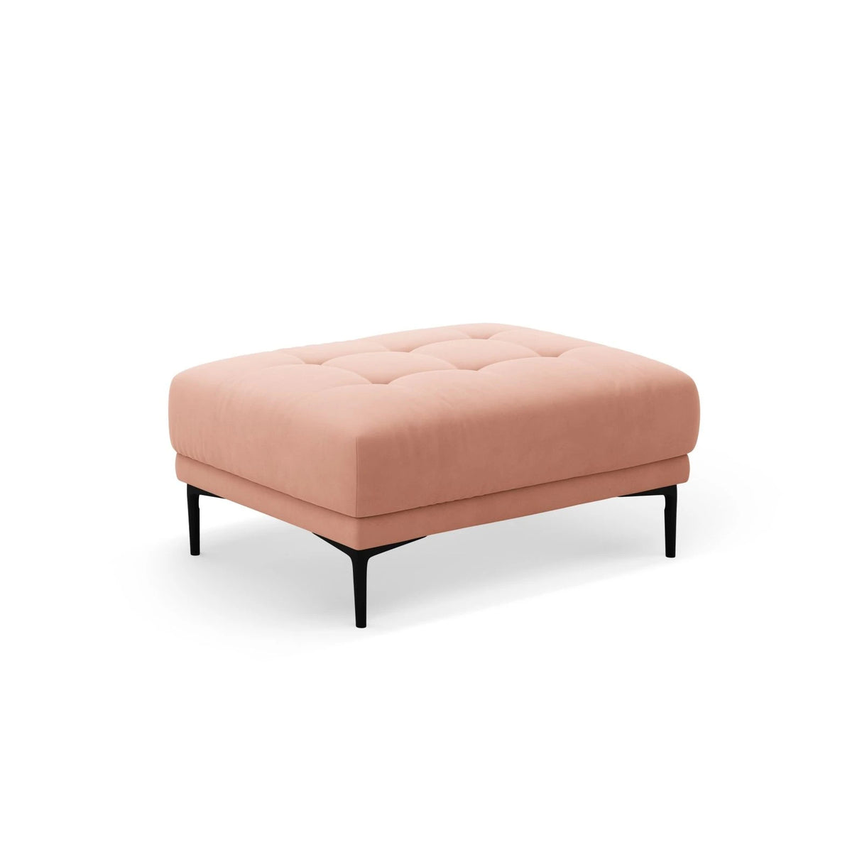 Bemy Pouf aus Samt (Salvador 11) in Rosa, 100x70 cm – Bild 2