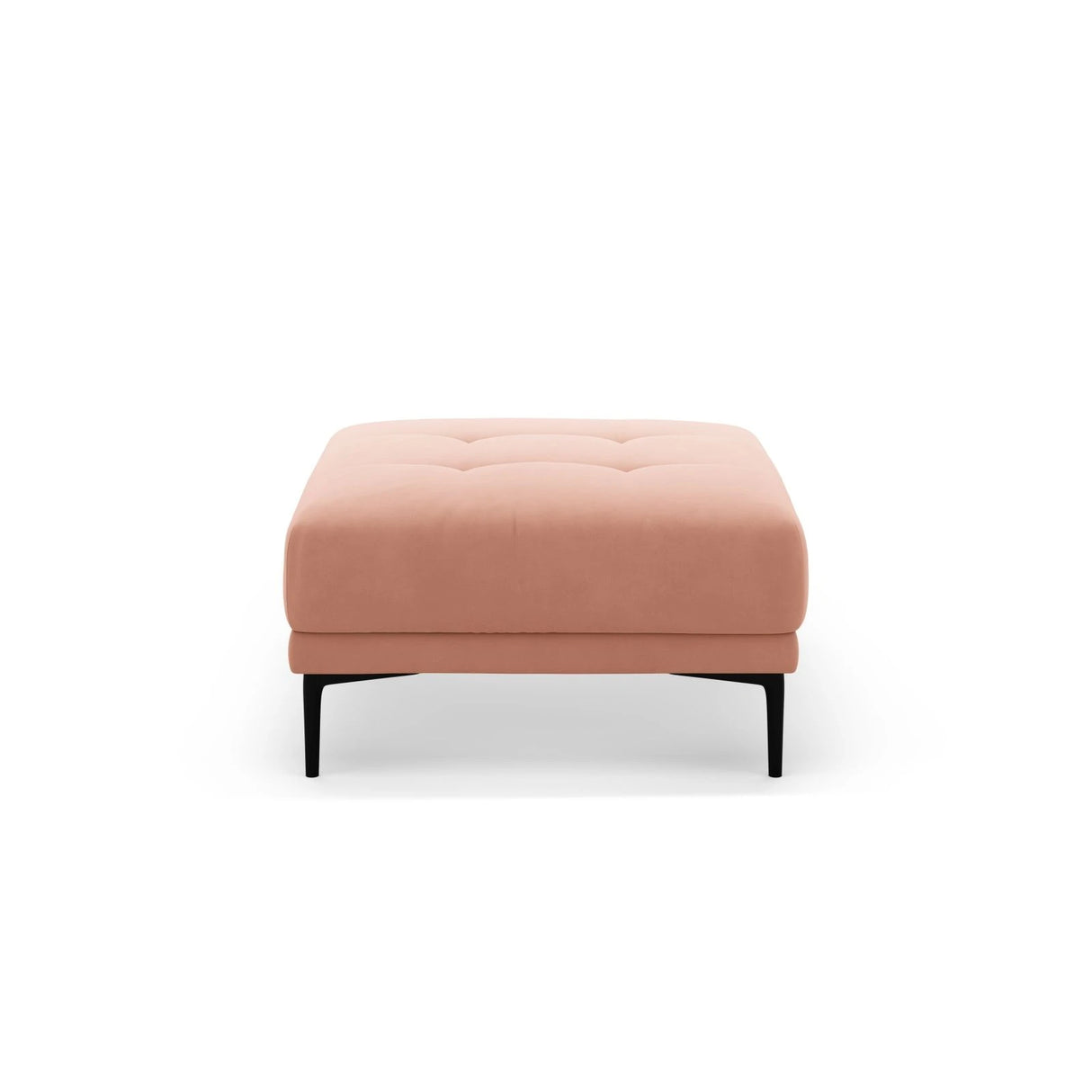 Bemy Pouf aus Samt (Salvador 11) in Rosa, 85x85 cm – Bild 1