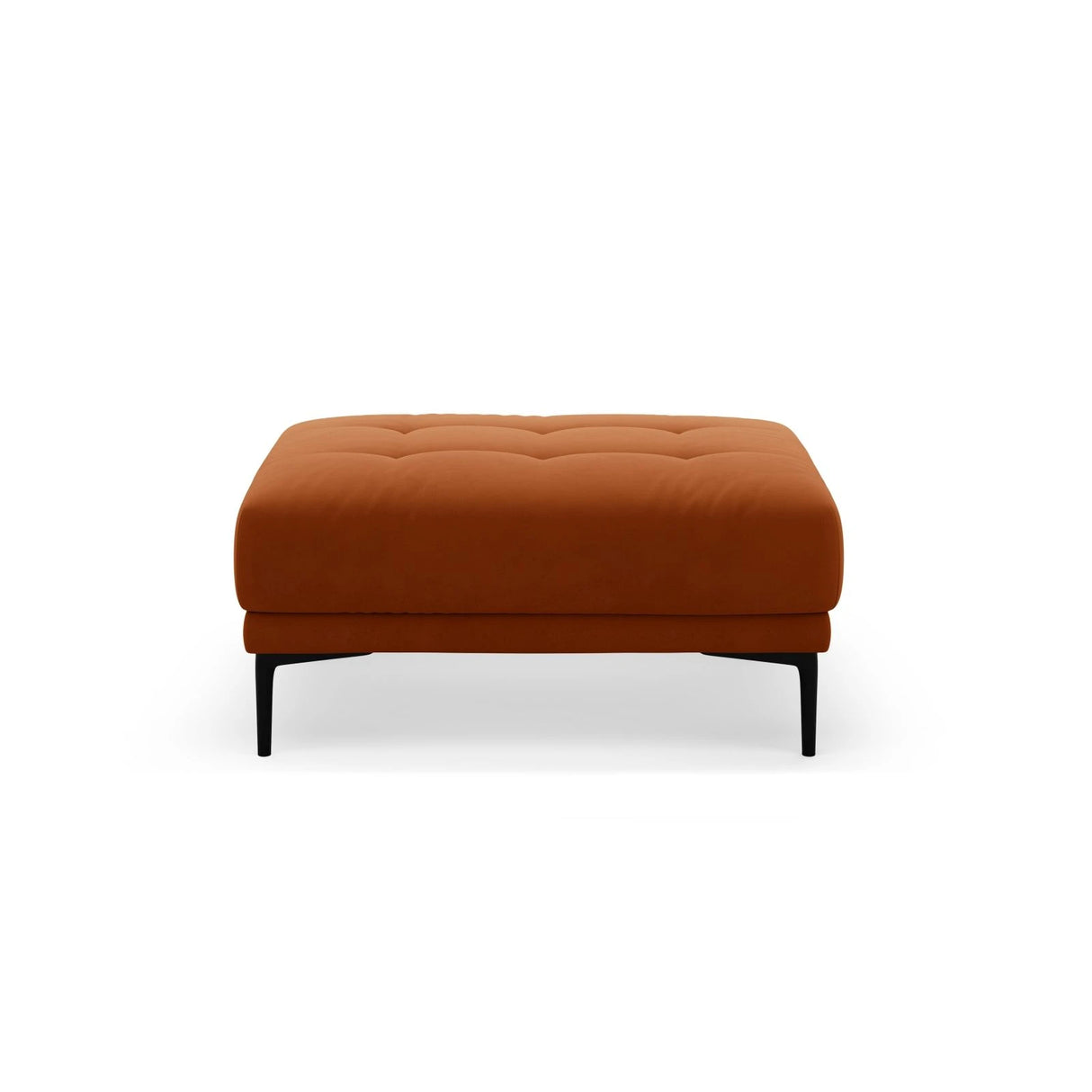 Bemy Pouf aus Samt (Salvador 14) in Terrakotta, 100x70 cm – Bild 1