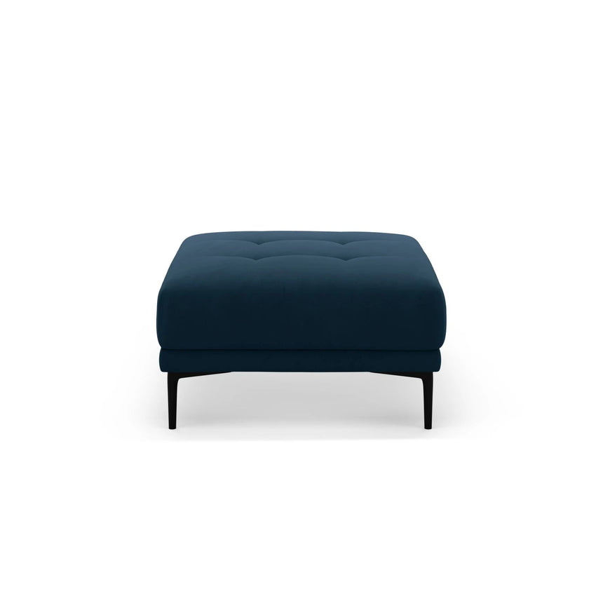 Bemy Pouf aus Samt (Salvador 5) in Königsblau, 85x85 cm – Bild 1
