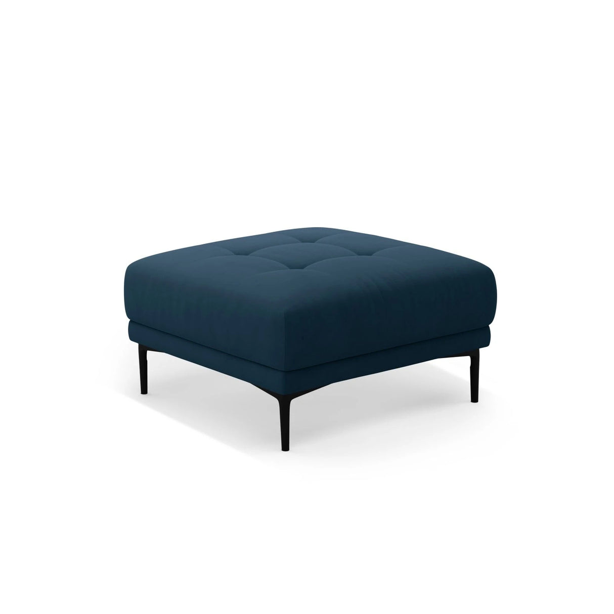 Bemy Pouf aus Samt (Salvador 5) in Königsblau, 85x85 cm – Bild 2