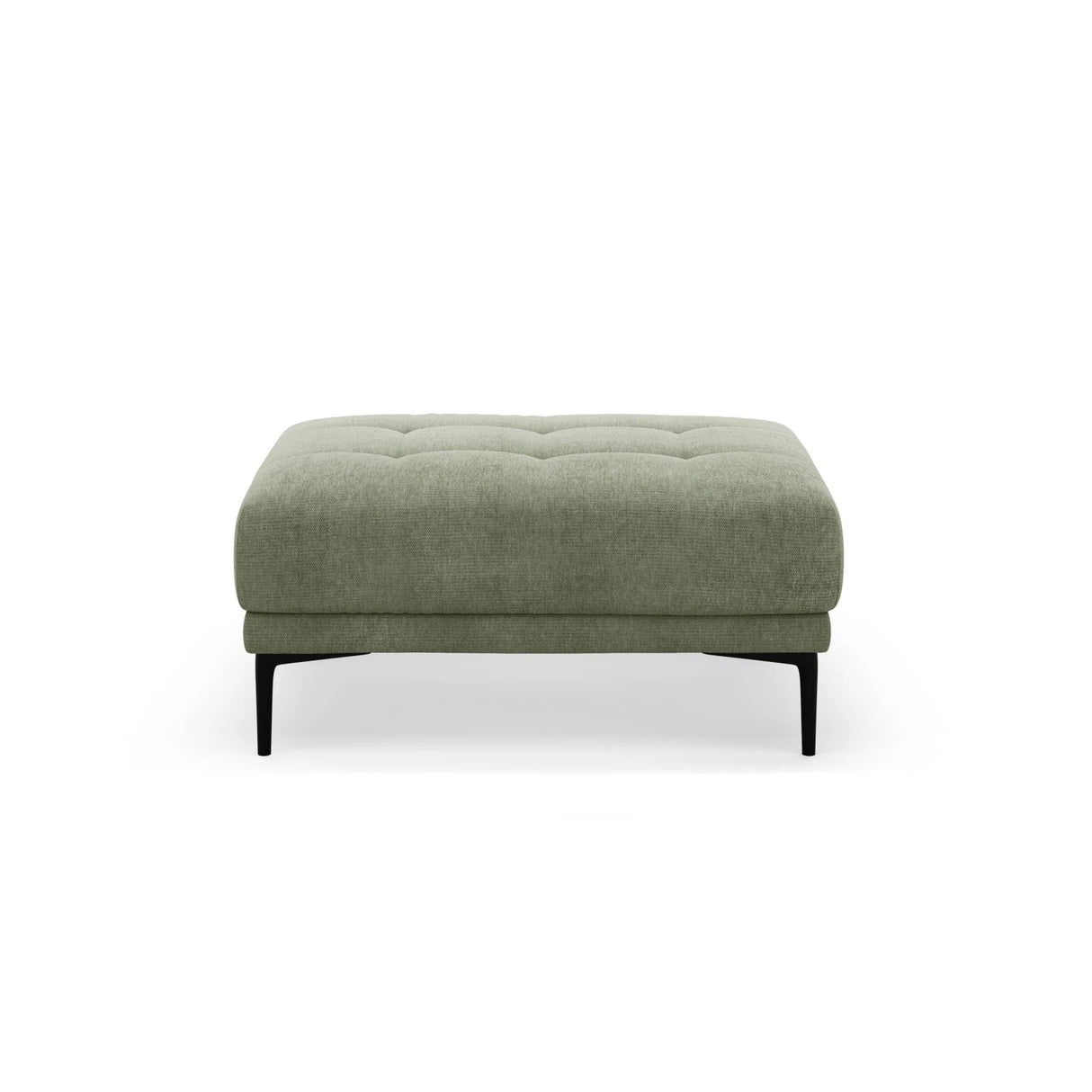 Bemy Pouf aus Strukturierter Stoff (Sorella 34) in Dunkles olivgrün, 100x70 cm – Bild 1