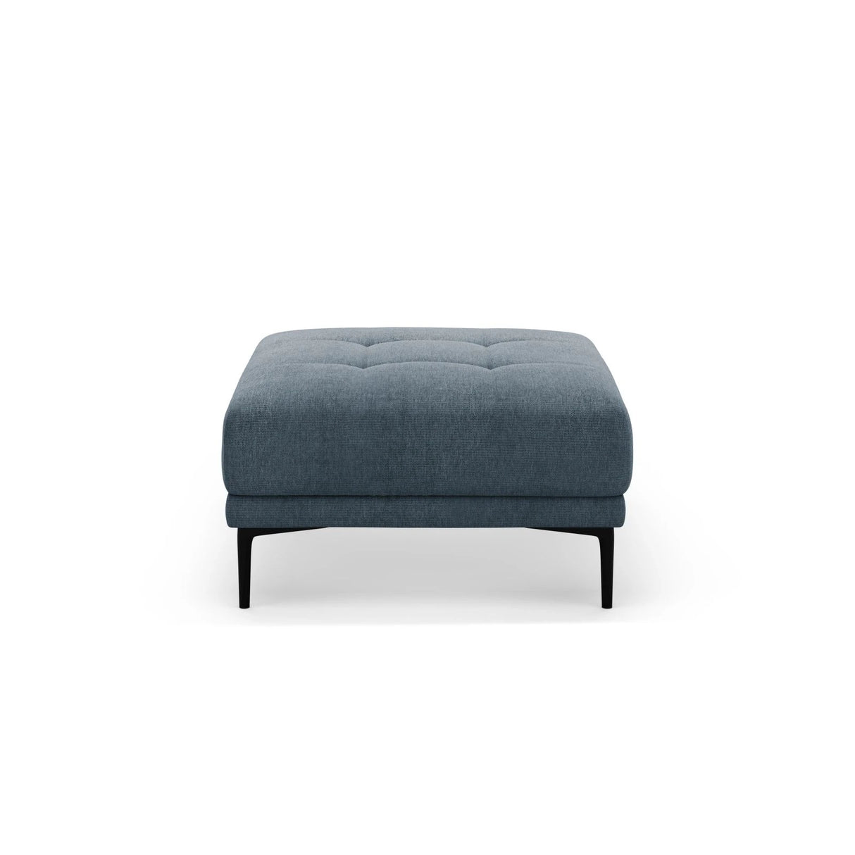 Bemy Pouf aus Strukturierter Stoff (Sorella 77) in Dunkelblau, 85x85 cm – Bild 1