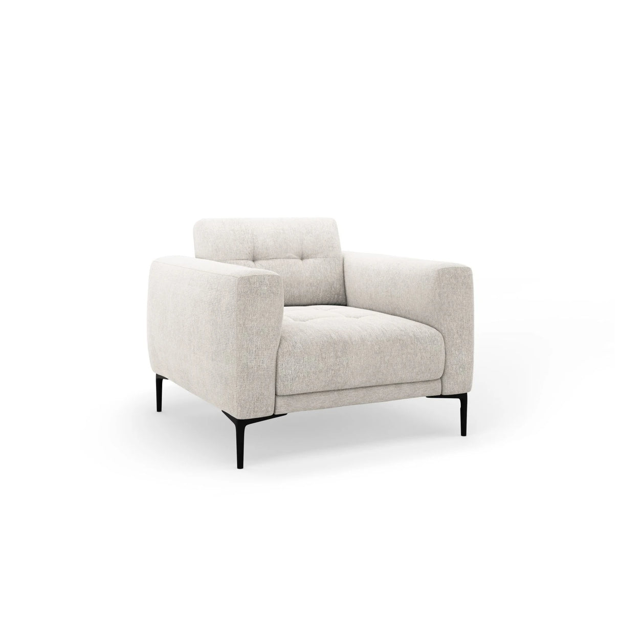 Bemy Sessel aus Samt oder Strukturstoff, 85x85 cm – Bild 2