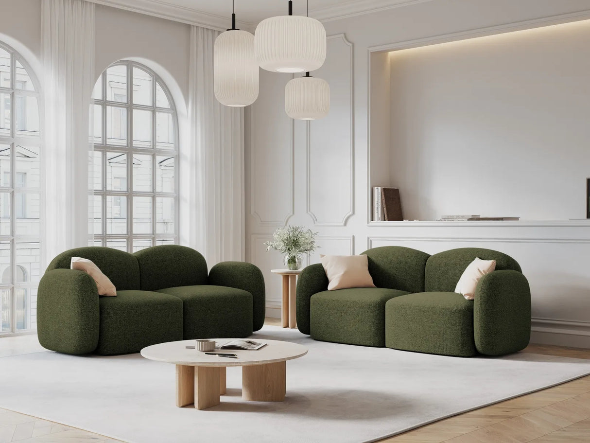 Blair 2-Sitzer Sofa mit Bezug aus Chenille (Leg10) in Green Melange, 194x95 cm – Bild 2