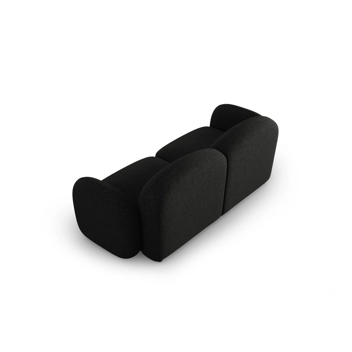 Blair 2-Sitzer Sofa mit Bezug aus Chenille (Leg19) in Black Melange, 194x95 cm – Bild 5