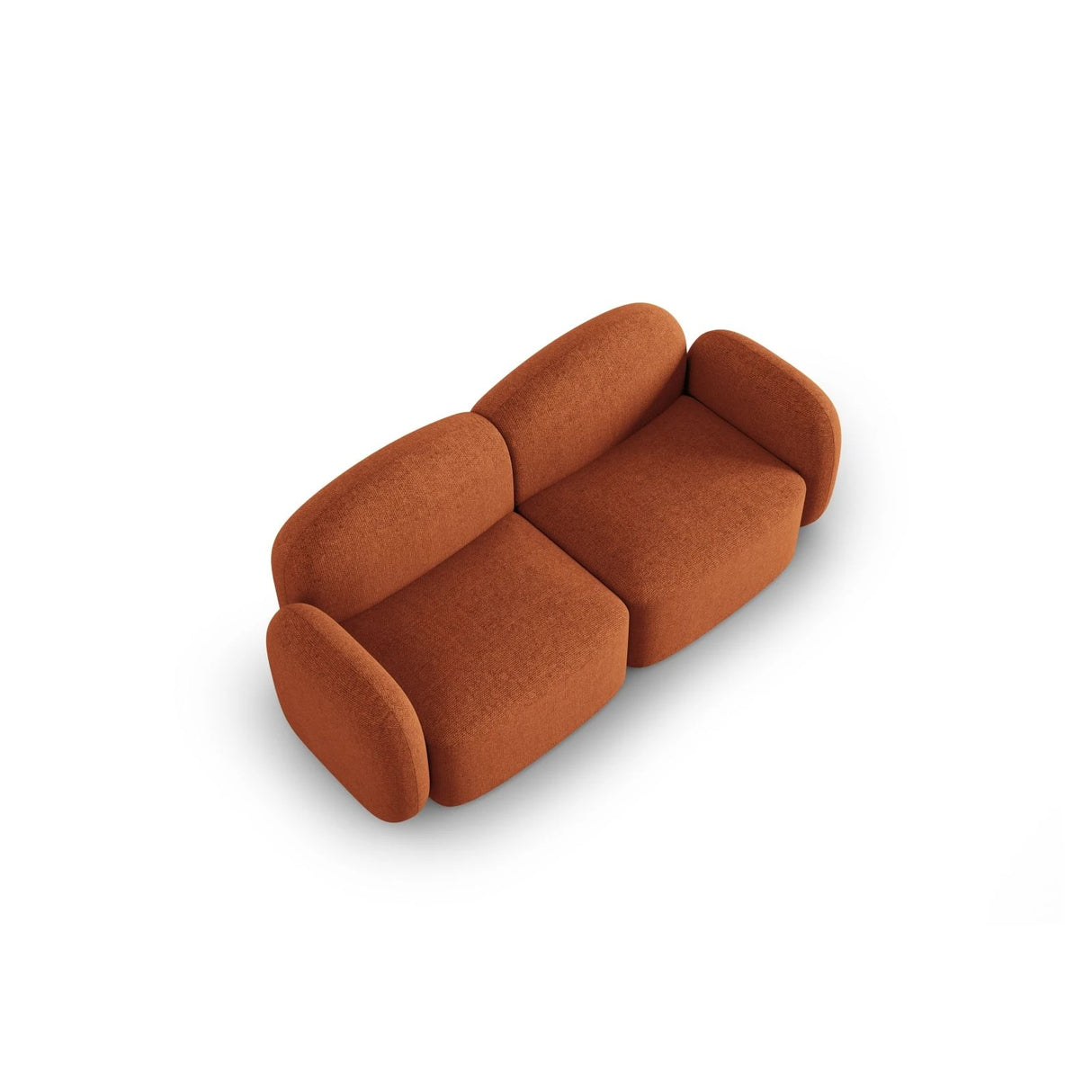 Blair 2-Sitzer Sofa mit Bezug aus Chenille (Leg6) in Terracotta Melange, 194x95 cm – Bild 6