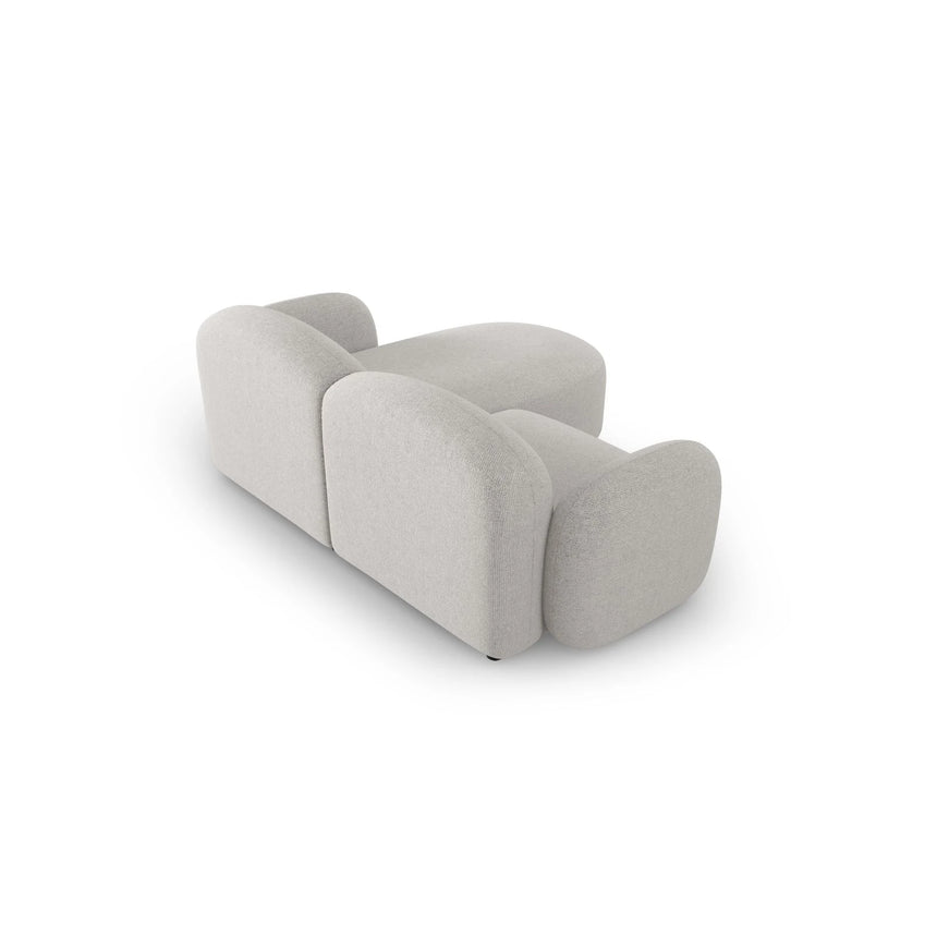 Blair 3-Sitzer Ecksofa Links, mit Bezug aus Chenille (Leg20) in Silver Melange, 194x167 cm – Bild 5