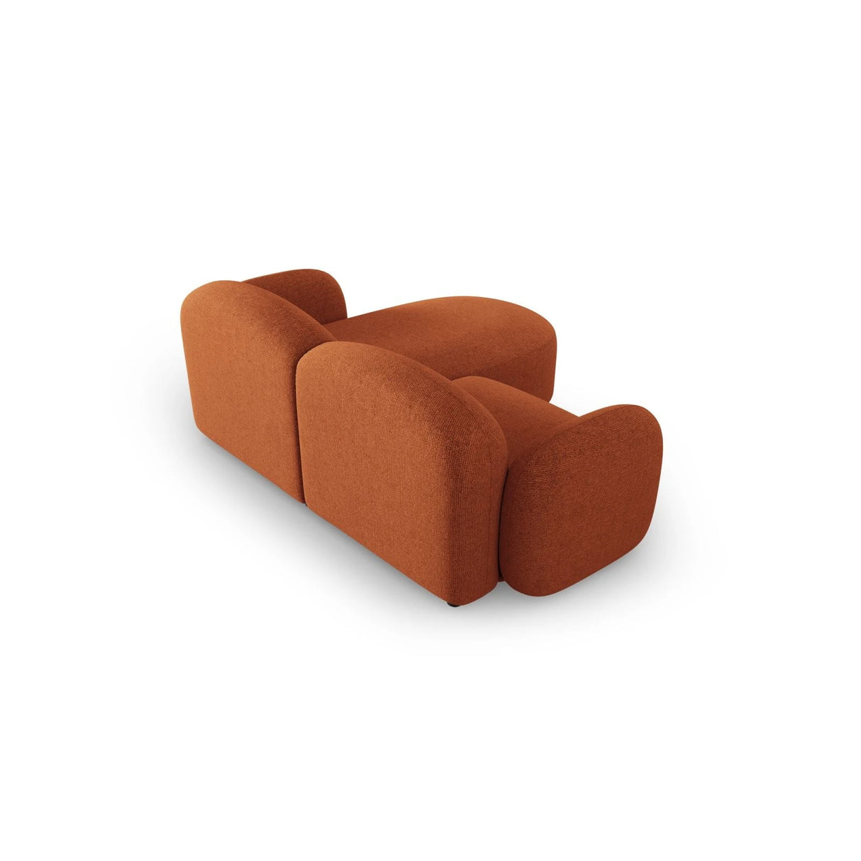 Blair 3-Sitzer Ecksofa Links, mit Bezug aus Chenille (Leg6) in Terracotta Melange, 194x167 cm – Bild 5