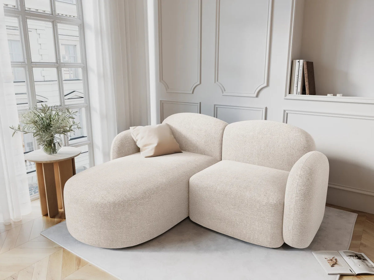 Blair 3-Sitzer Ecksofa Links, mit Bezug aus Samt oder Chenille, 194x167 cm – Bild 2