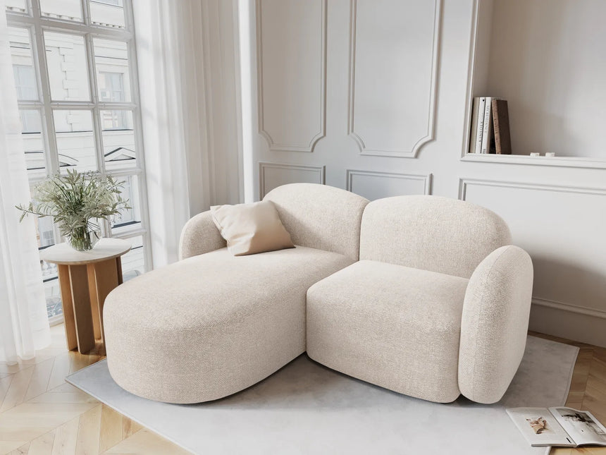 Blair 3-Sitzer Ecksofa Links, mit Bezug aus Samt oder Chenille, 194x167 cm – Bild 2