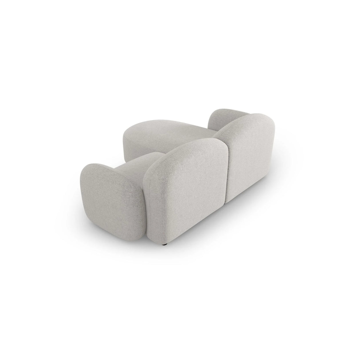 Blair 3-Sitzer Ecksofa Rechts, mit Bezug aus Chenille (Leg20) in Silver Melange, 194x167 cm – Bild 5