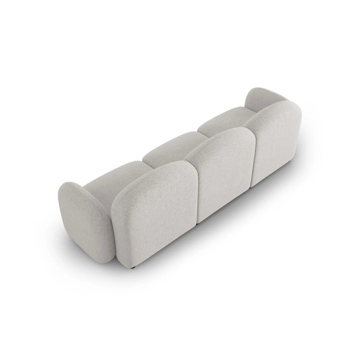 Blair 3-Sitzer Sofa mit Bezug aus Chenille (Leg20) in Silver Melange, 274x95 cm – Bild 5