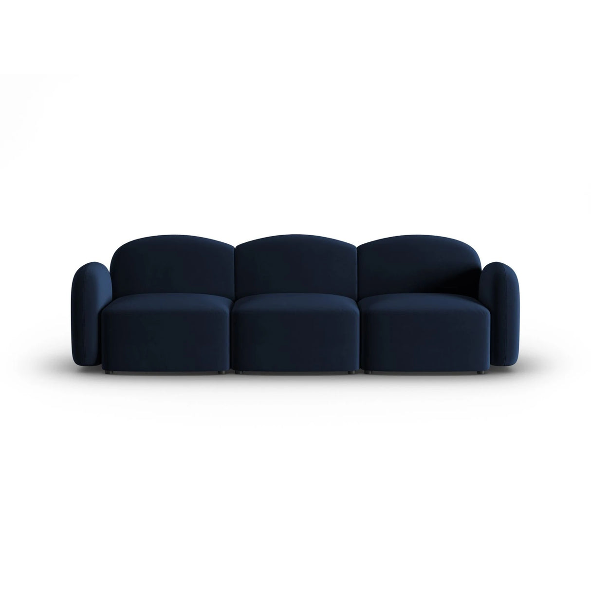 Blair 3-Sitzer Sofa mit Bezug aus Samt (CasDeBl) in Königsblau, 274x95 cm – Bild 1