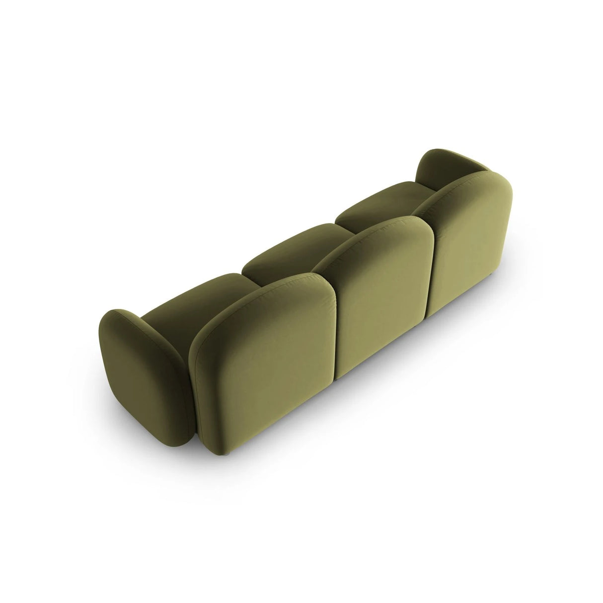 Blair 3-Sitzer Sofa mit Bezug aus Samt (CasFor) in Light Green, 274x95 cm – Bild 3