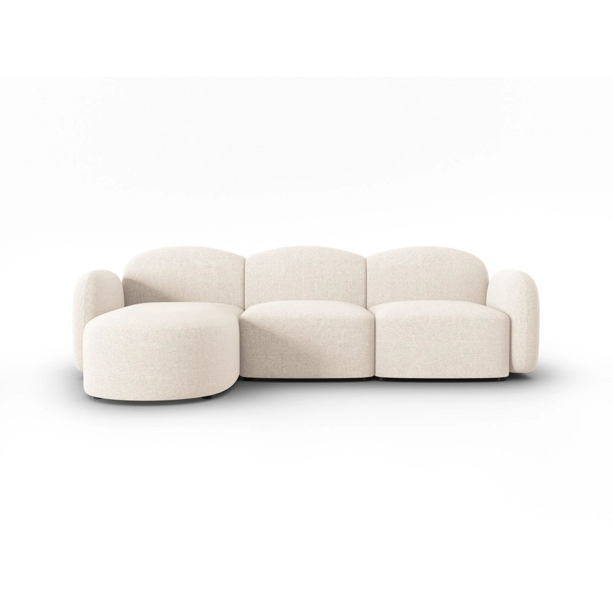 Blair 4-Sitzer Ecksofa Links, mit Bezug aus Samt oder Chenille, 274x167 cm – Bild 1