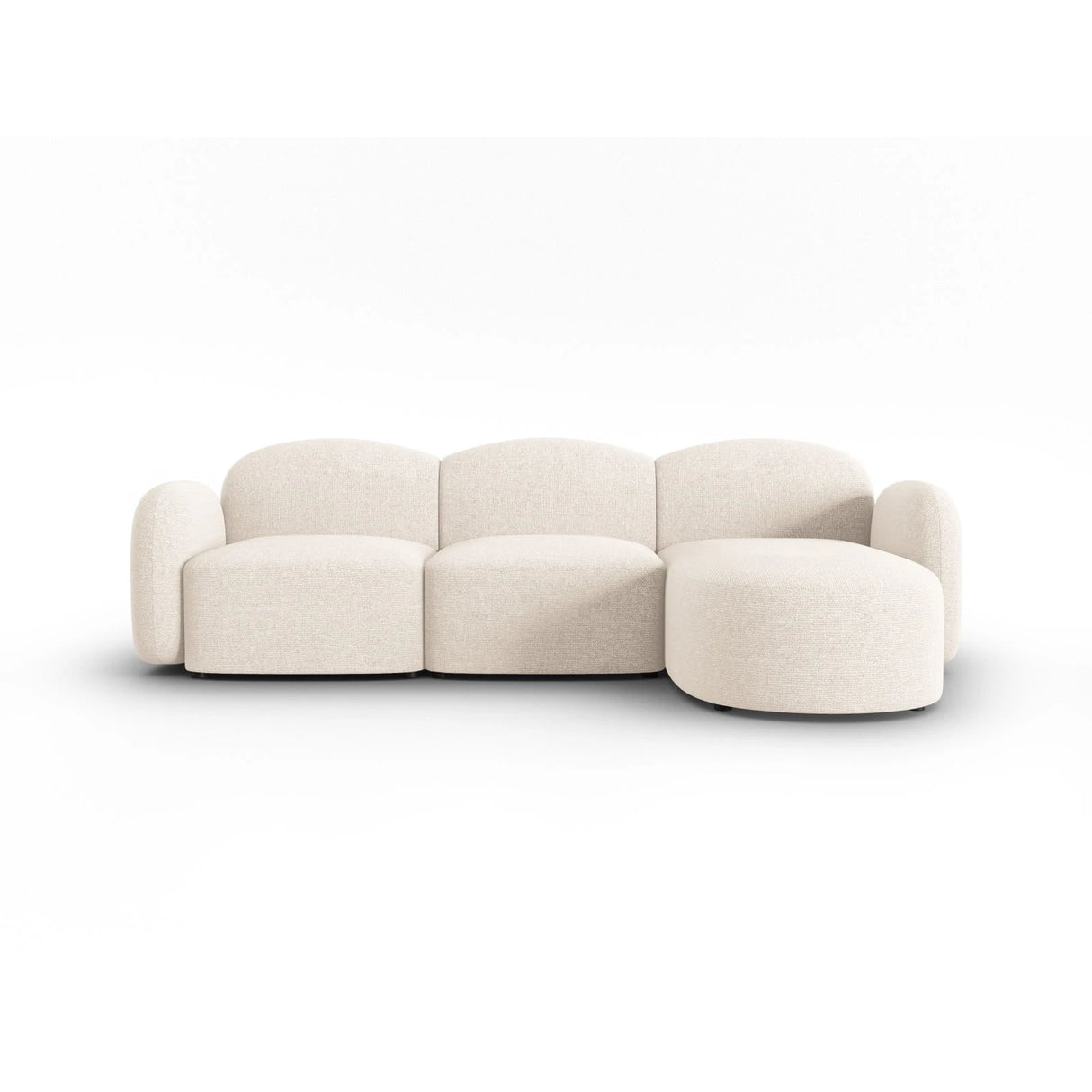 Blair 4-Sitzer Ecksofa Rechts, mit Bezug aus Samt oder Chenille, 274x167 cm – Bild 1