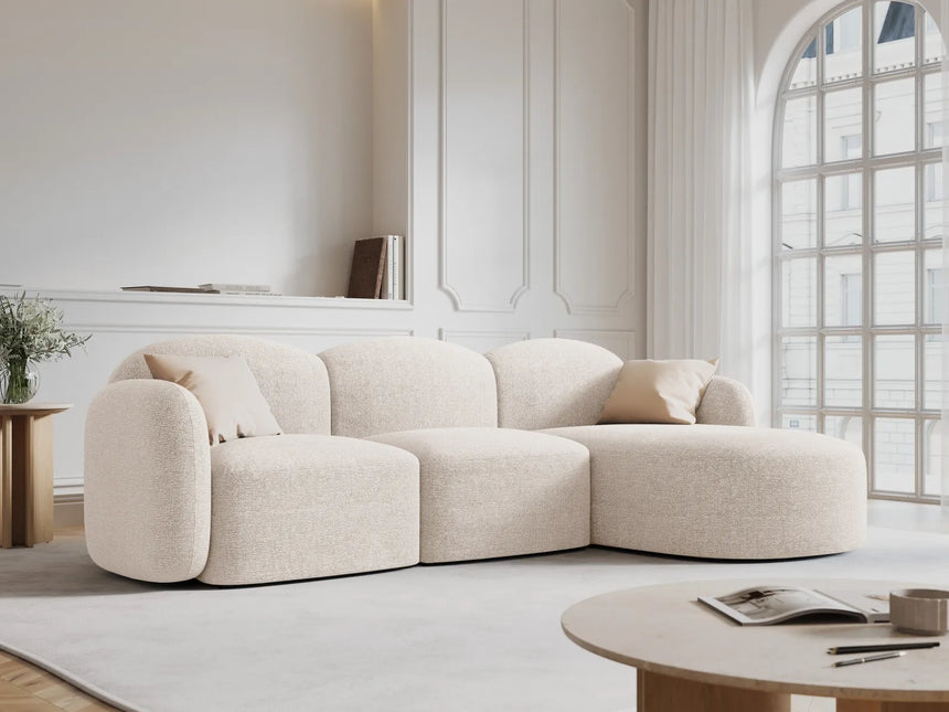 Blair 4-Sitzer Ecksofa Rechts, mit Bezug aus Samt oder Chenille, 274x167 cm – Bild 2