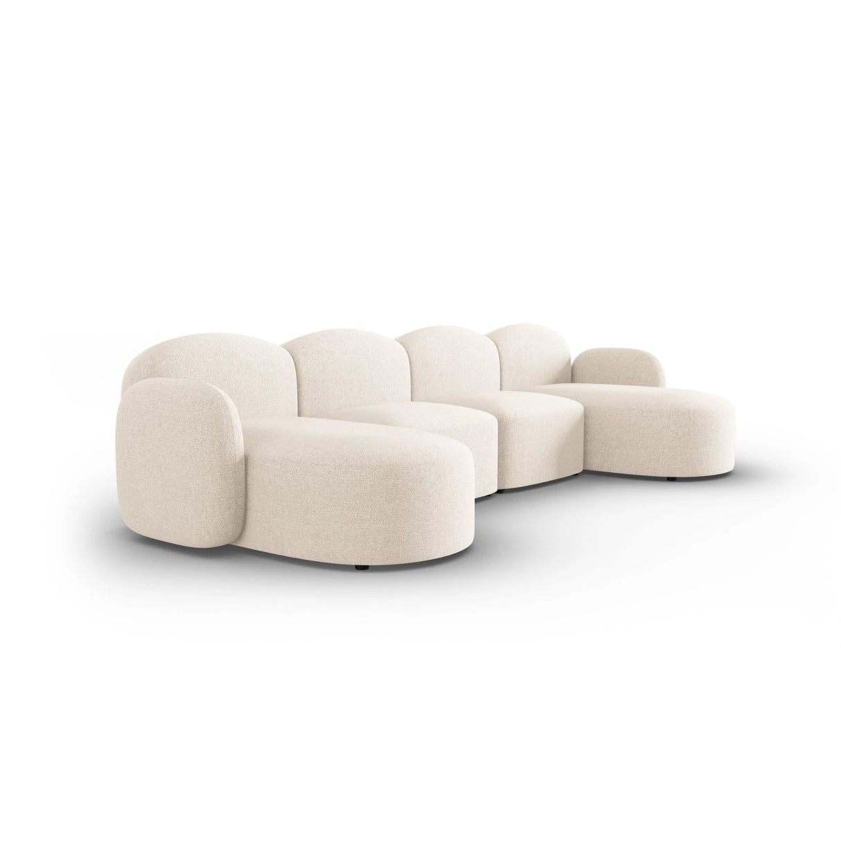 Blair 6-Sitzer Panorama-Sofa mit Bezug aus Samt oder Chenille, 354x167 cm – Bild 4