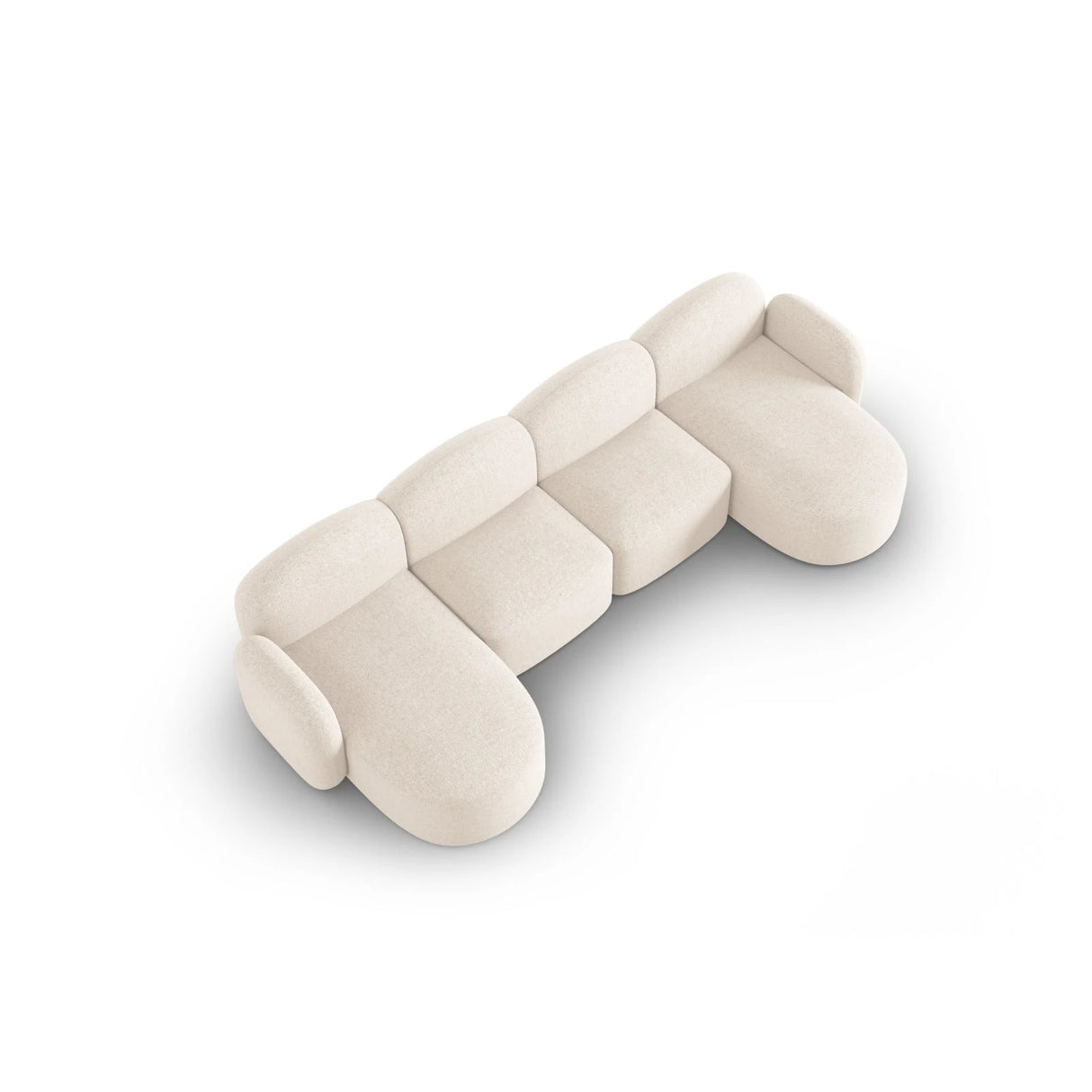 Blair 6-Sitzer Panorama-Sofa mit Bezug aus Samt oder Chenille, 354x167 cm – Bild 6