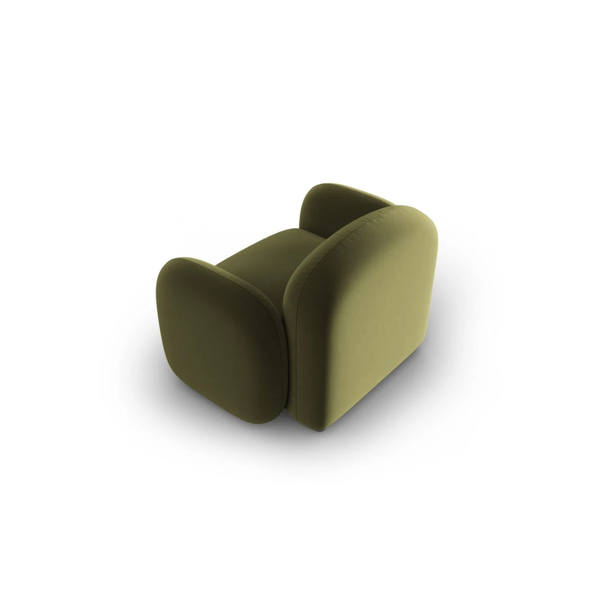 Blair Sessel mit Bezug aus Samt (CasFor) in Light Green, 119x95 cm – Bild 3