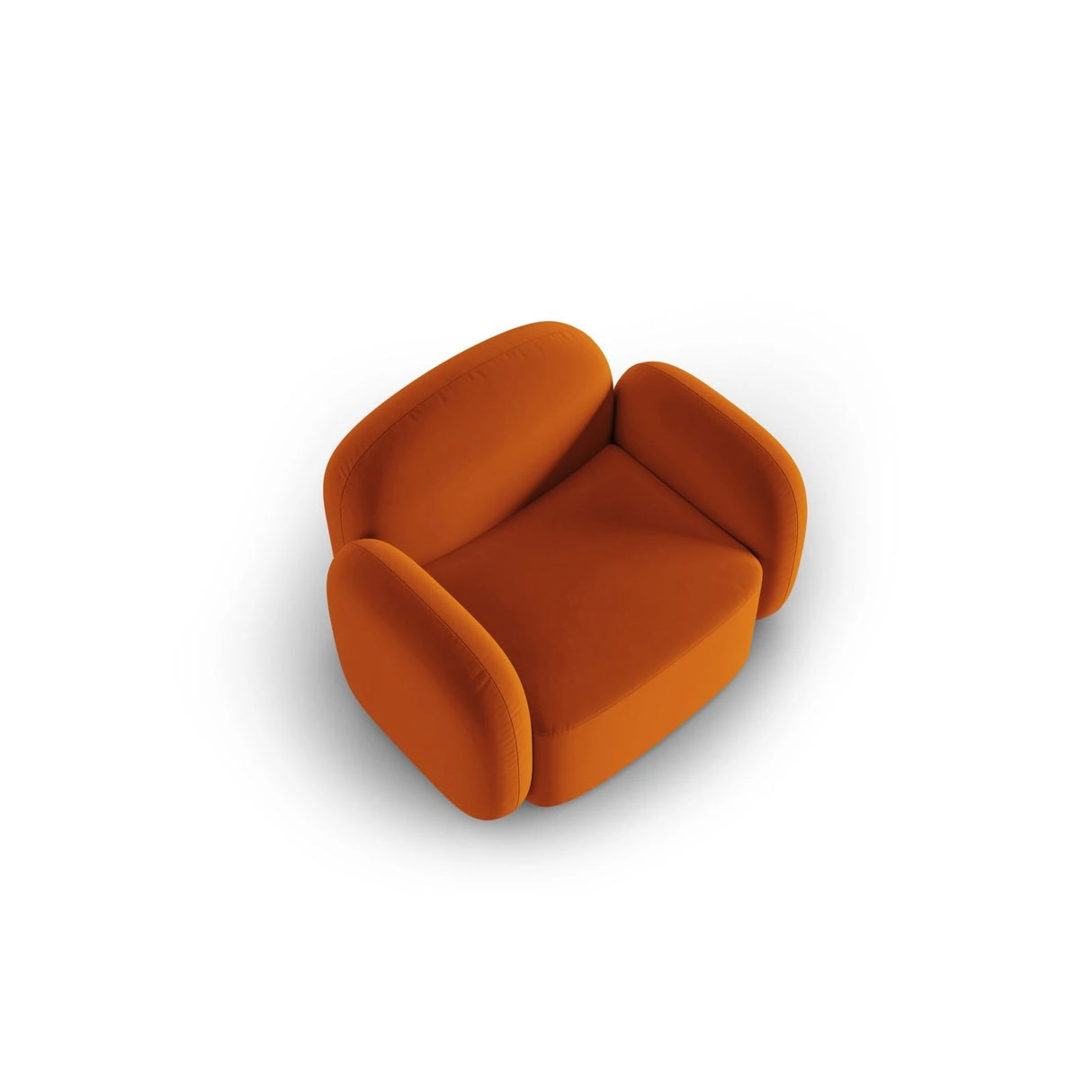 Blair Sessel mit Bezug aus Samt (CasTerr) in Terrakotta, 119x95 cm – Bild 4