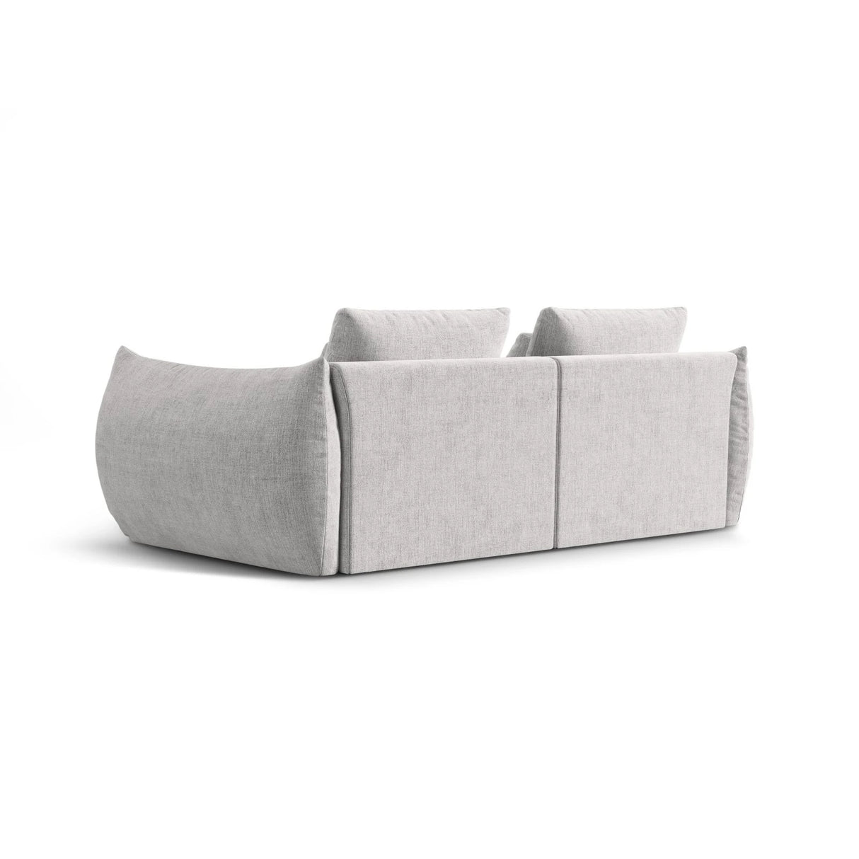 Bloom modulares 3-Sitzer Sofa mit Bezug aus Strukturierter Stoff (City 83) in Silver, 232x106 cm – Bild 4