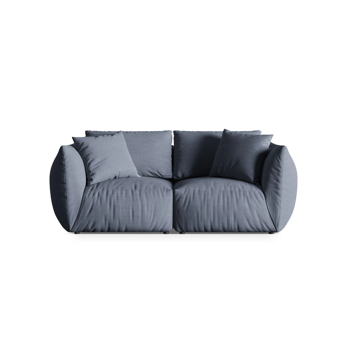 Chris 3-Sitzer Sofa in Leinenoptik aus Strukturierter Stoff (LIN74) in Light Green, 220x100 cm – Bild 1