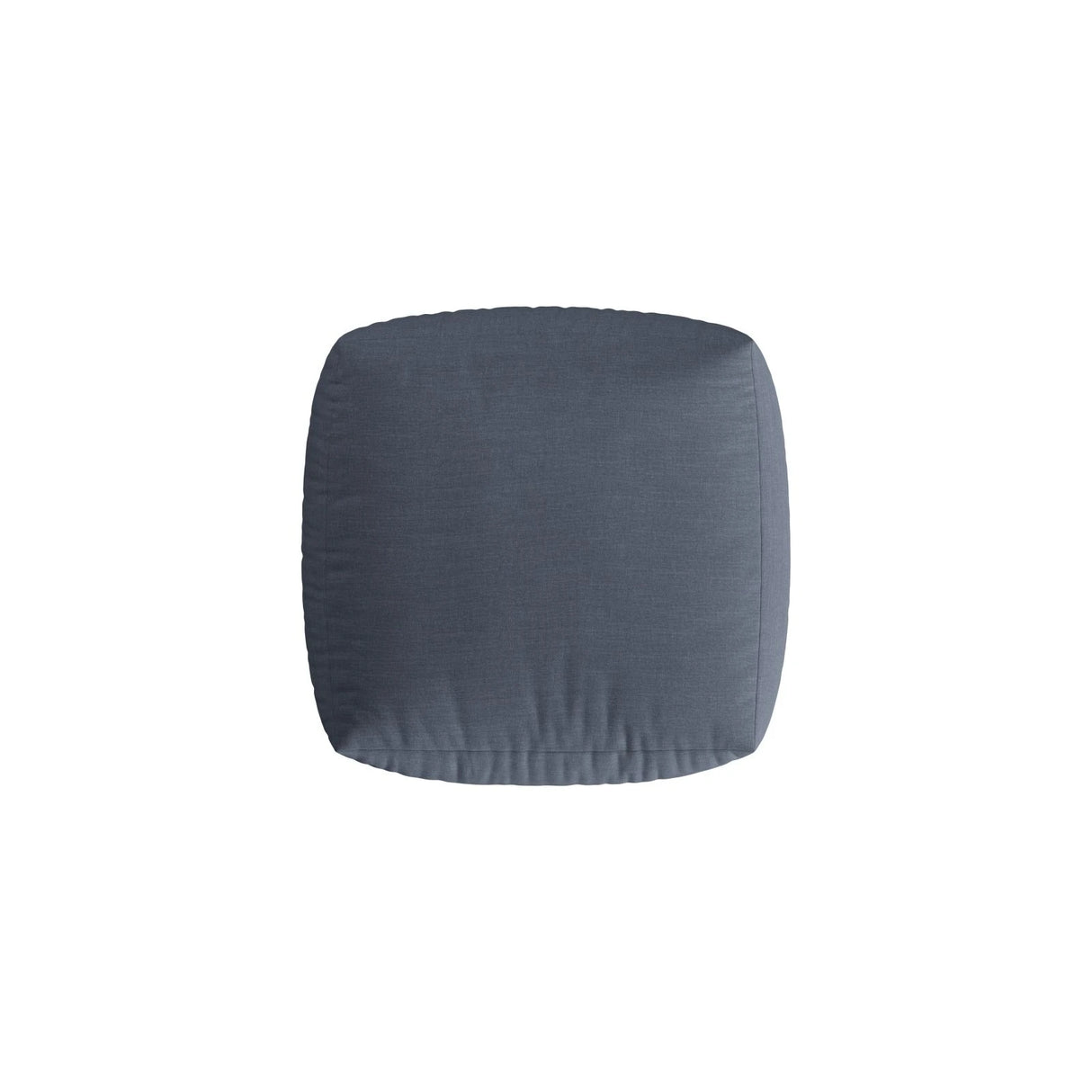 Chris Pouf in Leinenoptik aus Strukturierter Stoff (LIN74) in Light Green, 100x100 cm – Bild 4