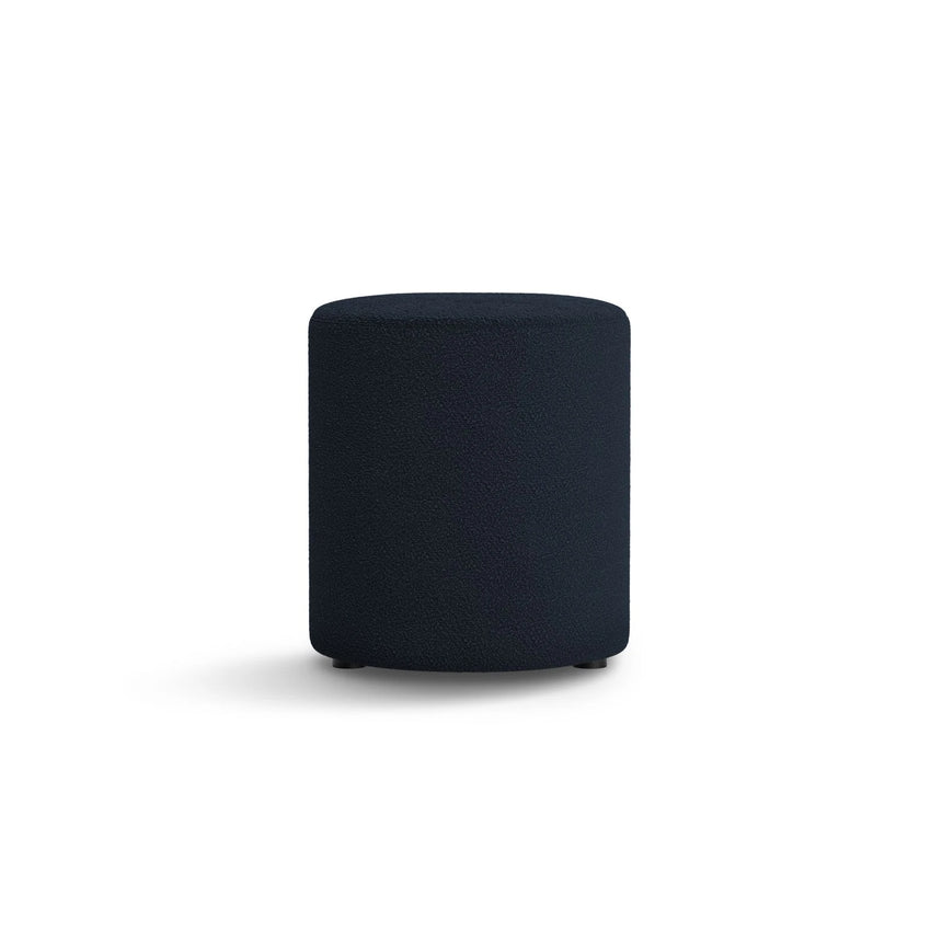 Dia Pouf aus Boucle (Baloo 2088) in Dunkelblau, 40x40 cm – Bild 1