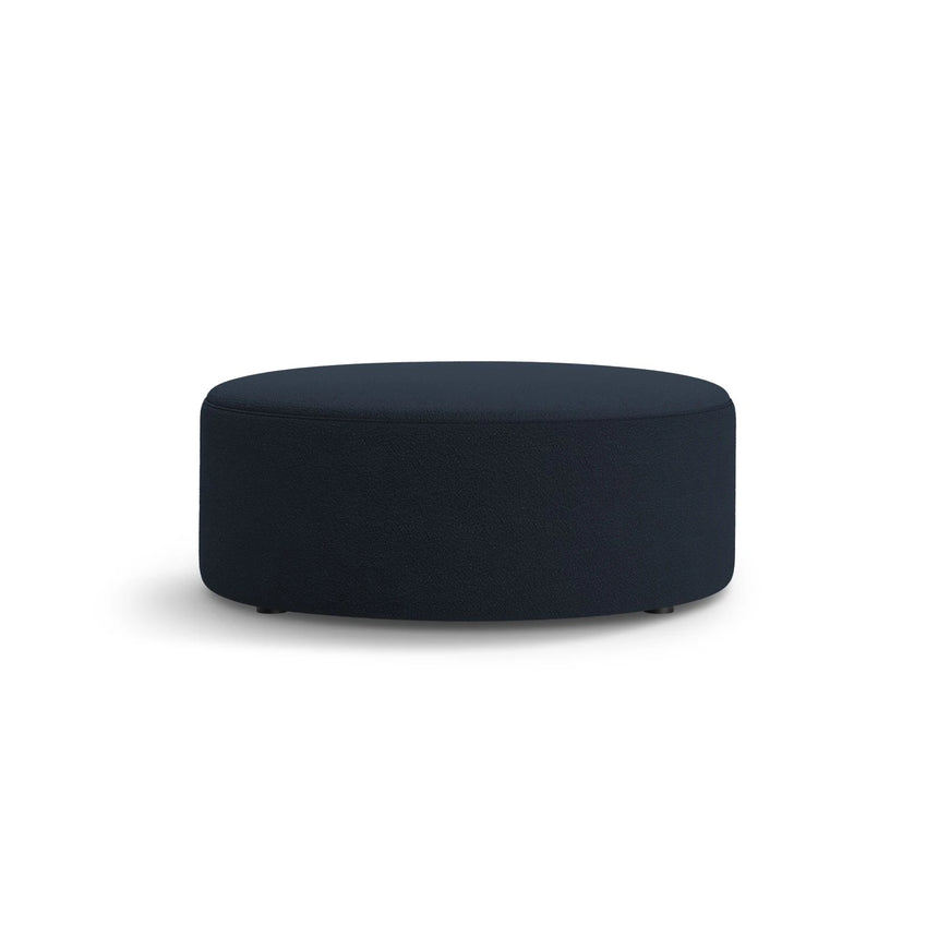 Dia Pouf aus Boucle (Baloo 2088) in Dunkelblau, 90x90 cm – Bild 1