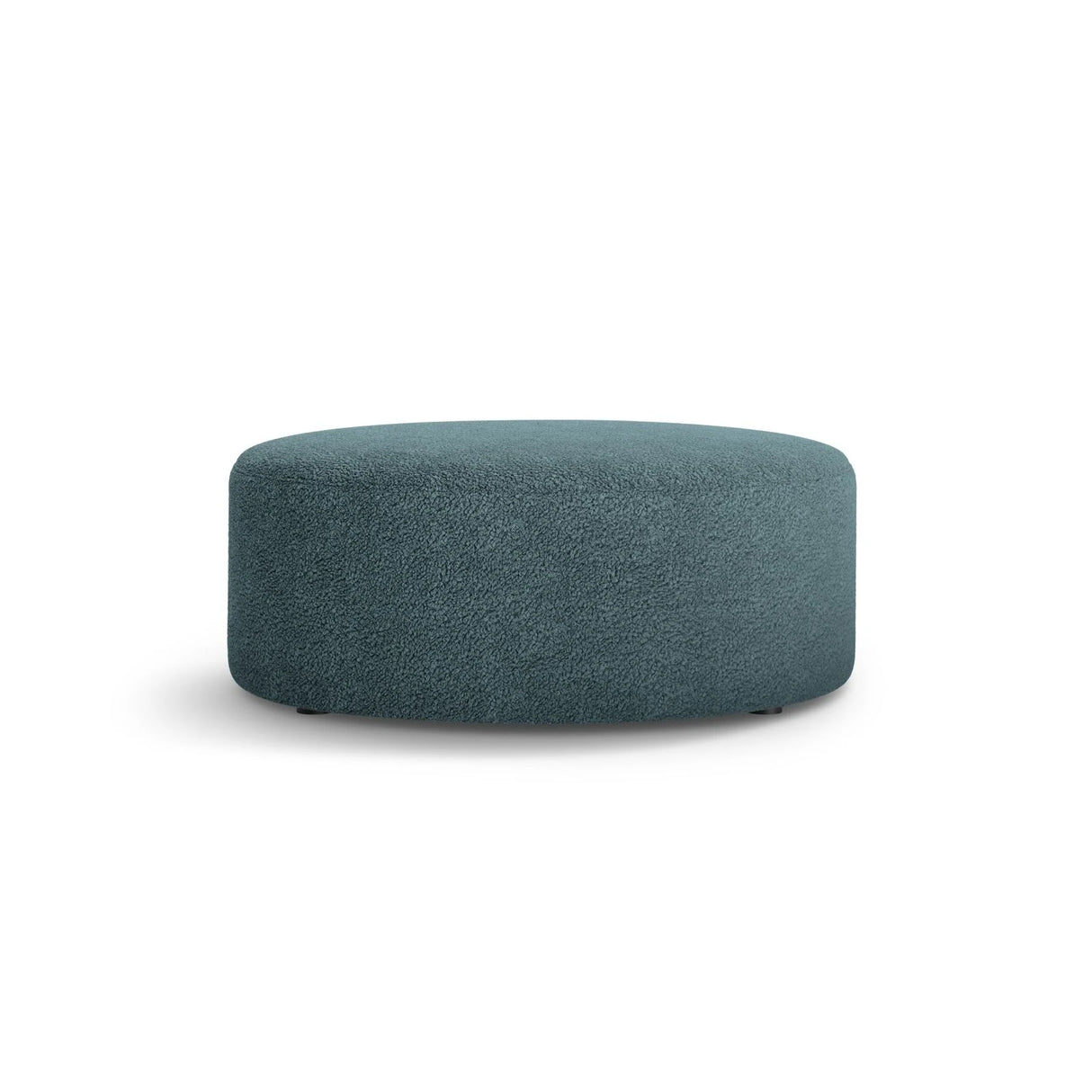 Dia Pouf aus Boucle (Rolf 17) in Petrol, 90x90 cm – Bild 1