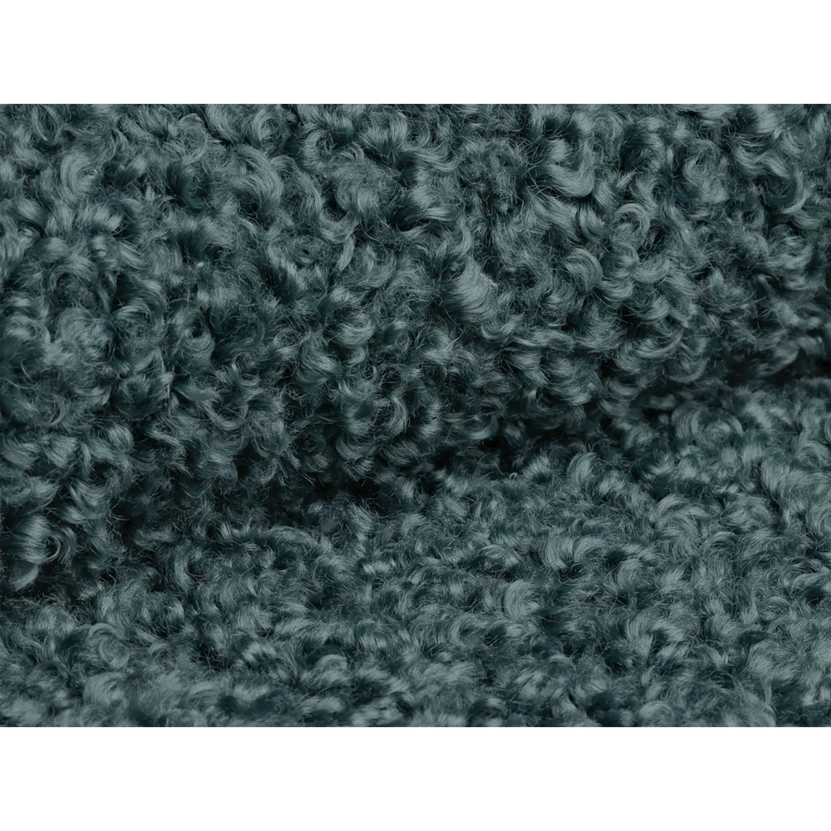 Dia Pouf aus Boucle (Rolf 17) in Petrol, 90x90 cm – Bild 3