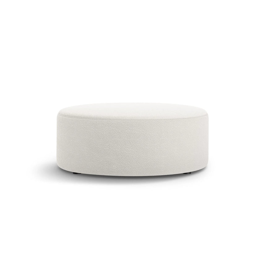 Dia Pouf aus Samt, Cord oder Boucle, 90x90 cm – Bild 1