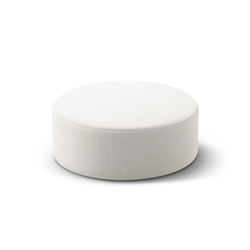 Dia Pouf aus Samt, Cord oder Boucle, 90x90 cm – Bild 2