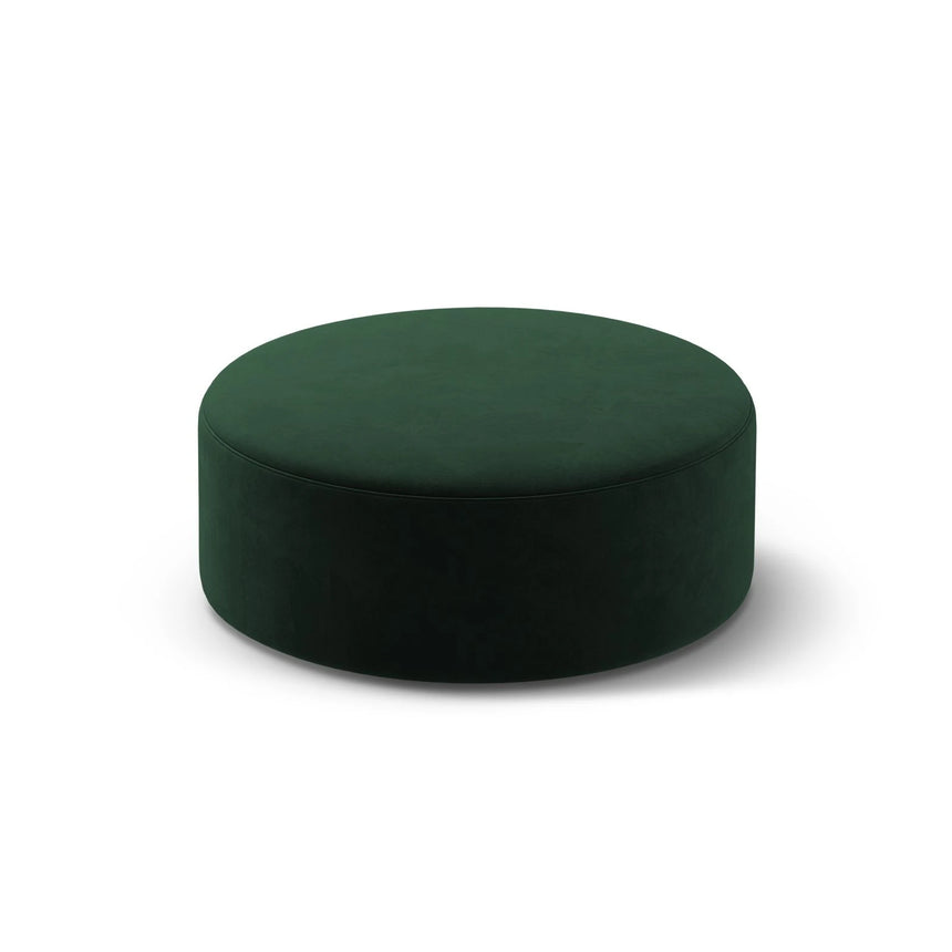 Dia Pouf aus Samt (Salvador 7) in Flaschengrün, 90x90 cm – Bild 2