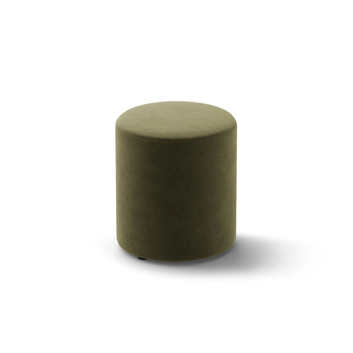 Dia Pouf aus Samt (Salvador 8) in Grün, 40x40 cm – Bild 2