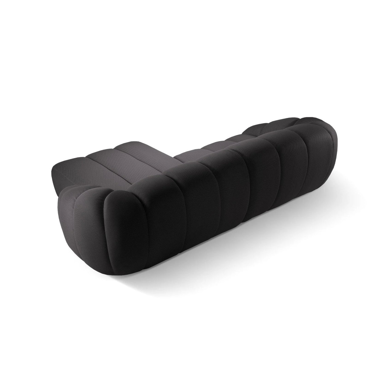 Diana 4-Sitzer Ecksofa Rechts, mit Bezug aus 3D (Son15) in Espresso, 334x182 cm – Bild 5