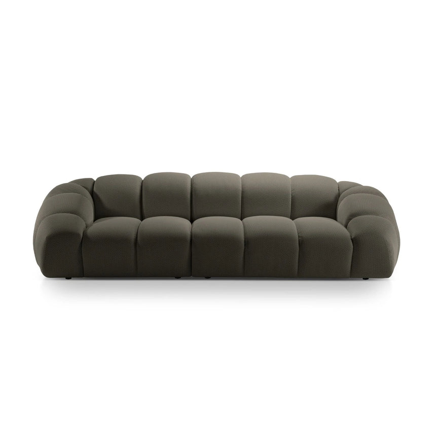 Diana 4-Sitzer Sofa mit Bezug aus 3D (Son12) in Steel, 294x114 cm – Bild 1