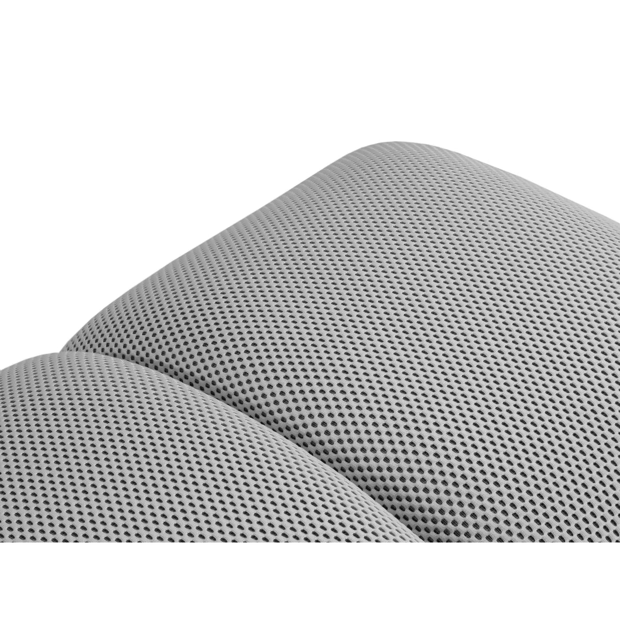 Diana Pouf mit Bezug aus 3D (Son05) in Silber, 82x60 cm – Bild 5