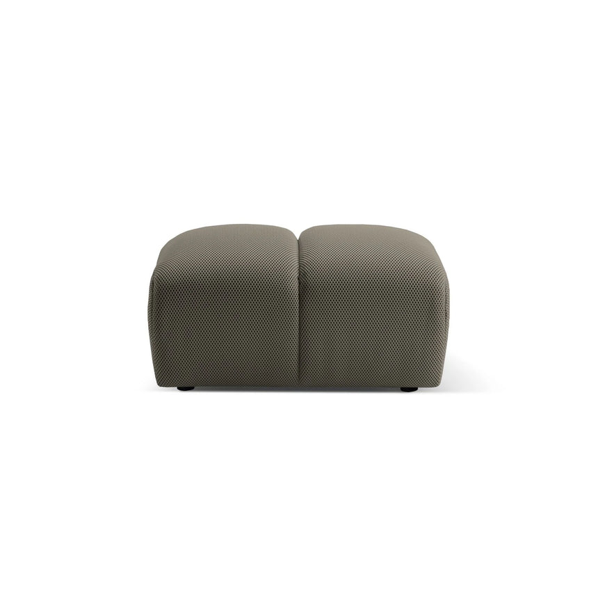Diana Pouf mit Bezug aus 3D (Son12) in Steel, 82x60 cm – Bild 4