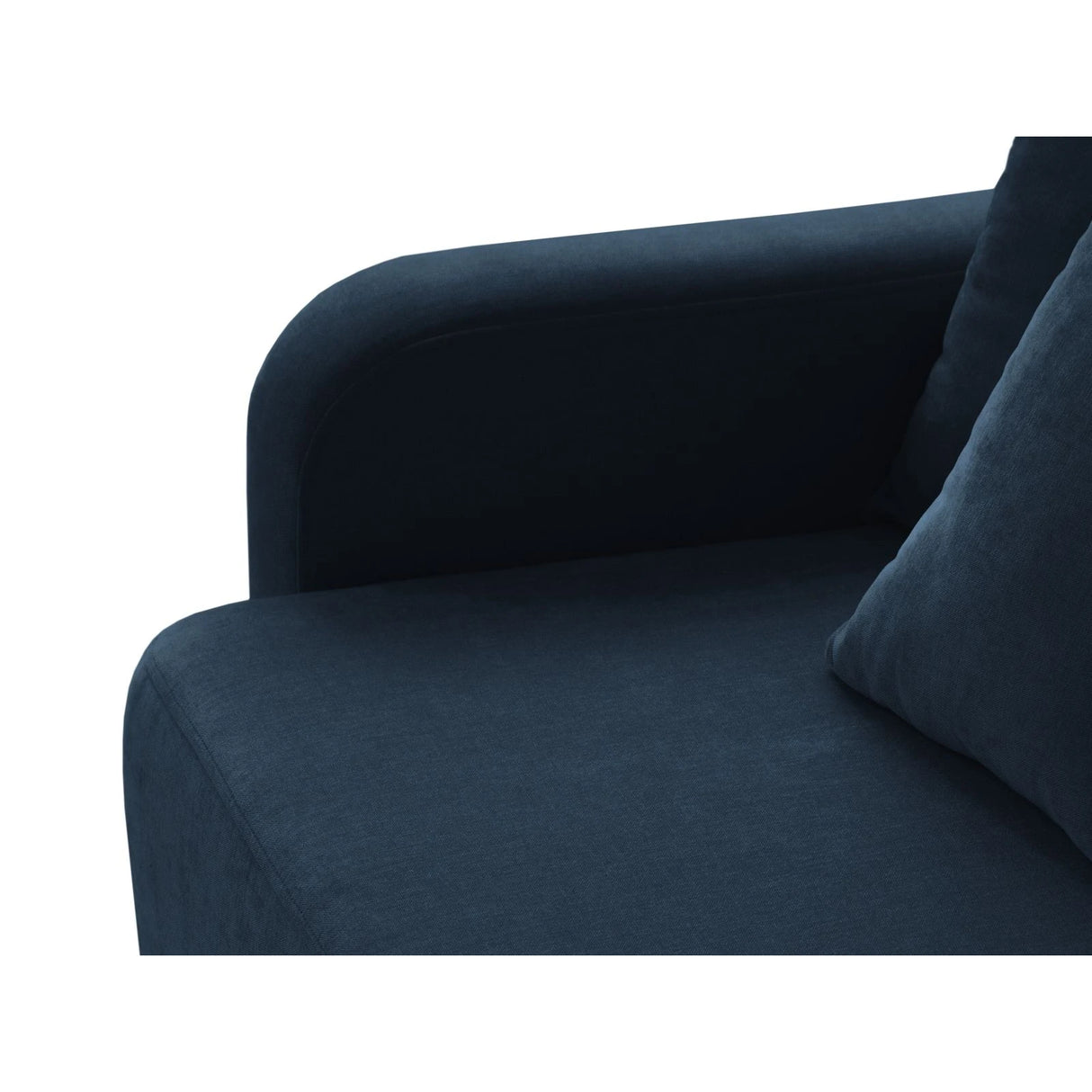Elen 3-Sitzer Sofa mit Schlaffunktion, aus Strukturierter Stoff (Win77) in Marineblau, 231x106 cm – Bild 7